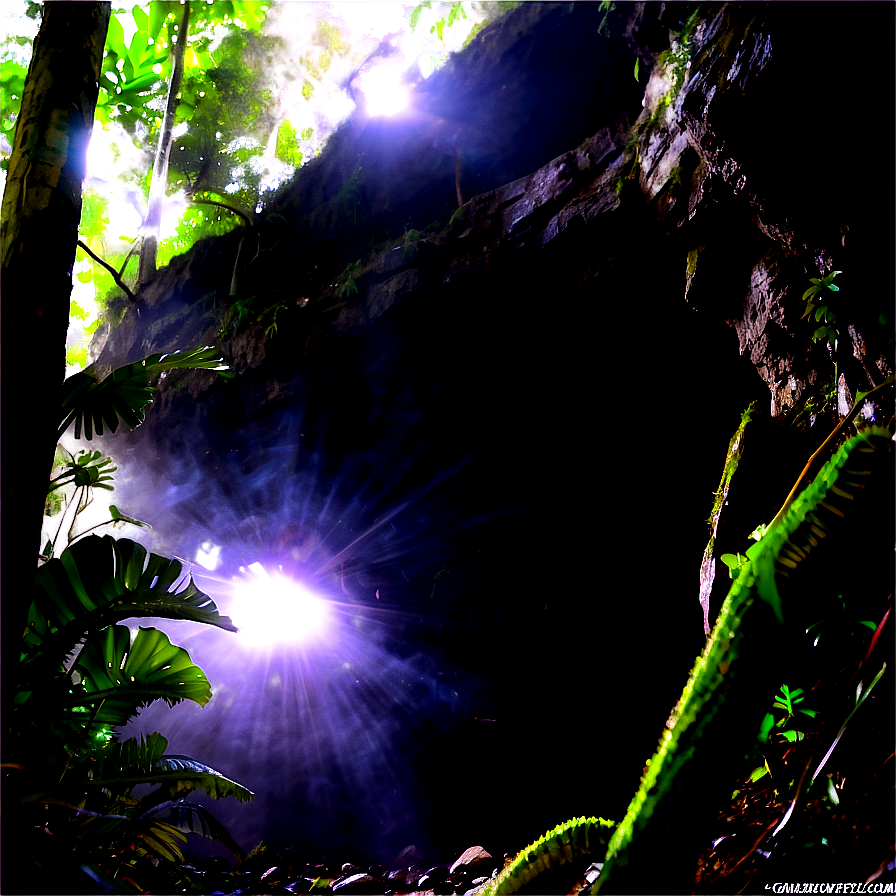 Misty Cave Exploration Png 58