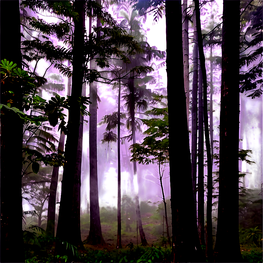 Misty Forest Morning Png Ggl40