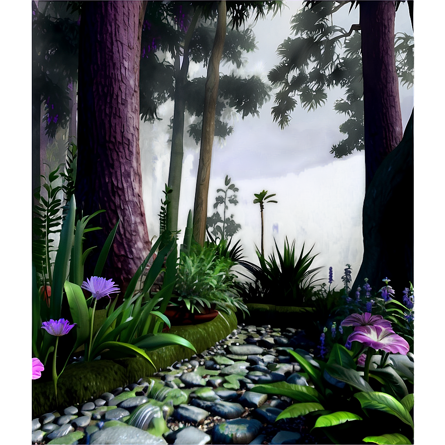 Misty Garden Magic PNG 92 PNG with transparent background