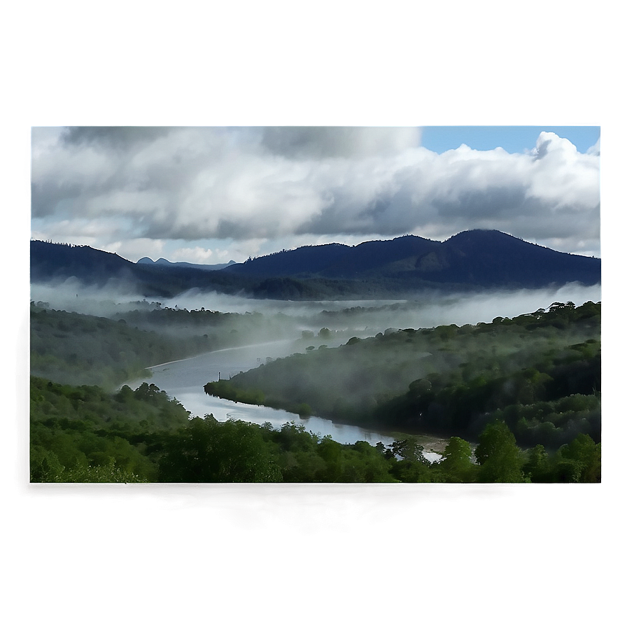 Misty Landscape PNG 05242024 PNG with transparent background