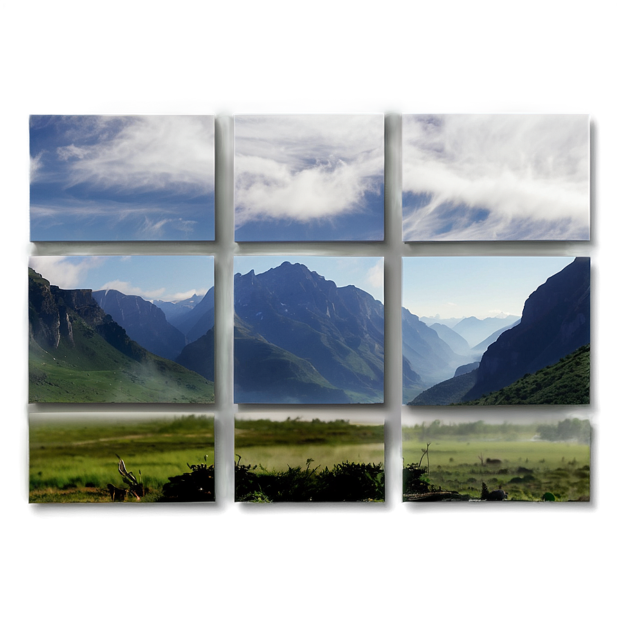 Misty Landscape PNG 16 PNG with transparent background