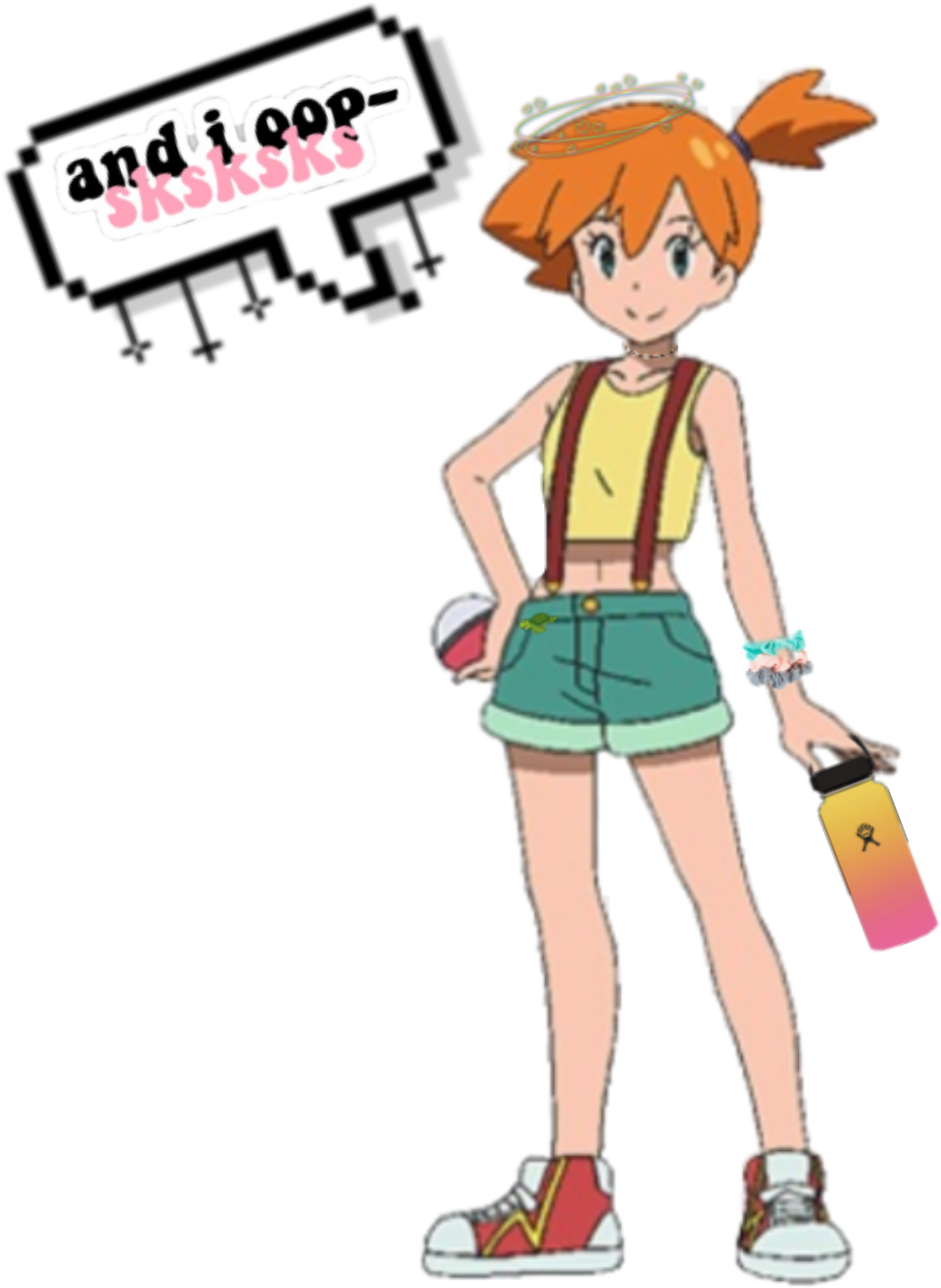 Misty Pokemon Character With Text Bubble