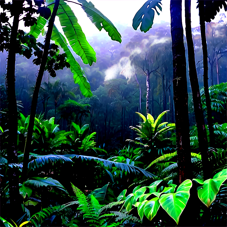 Misty Rainforest Png 17