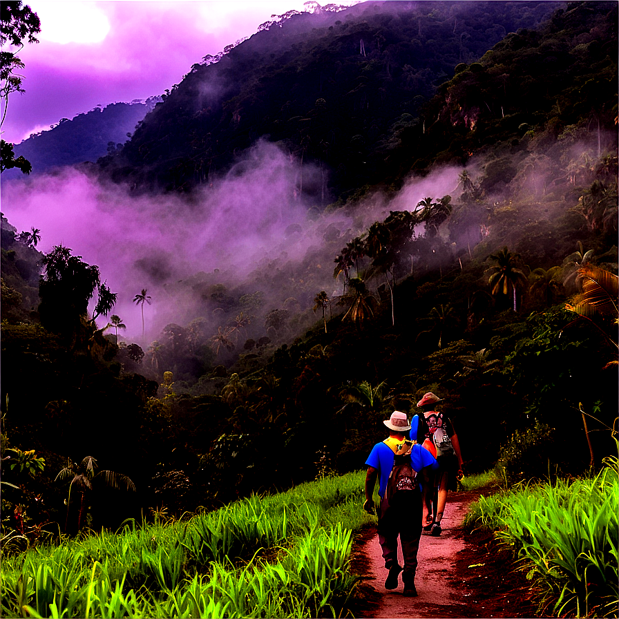 Misty Valley Hike Png Wuv43