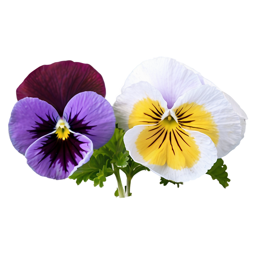 Mixed Pansies Png 15