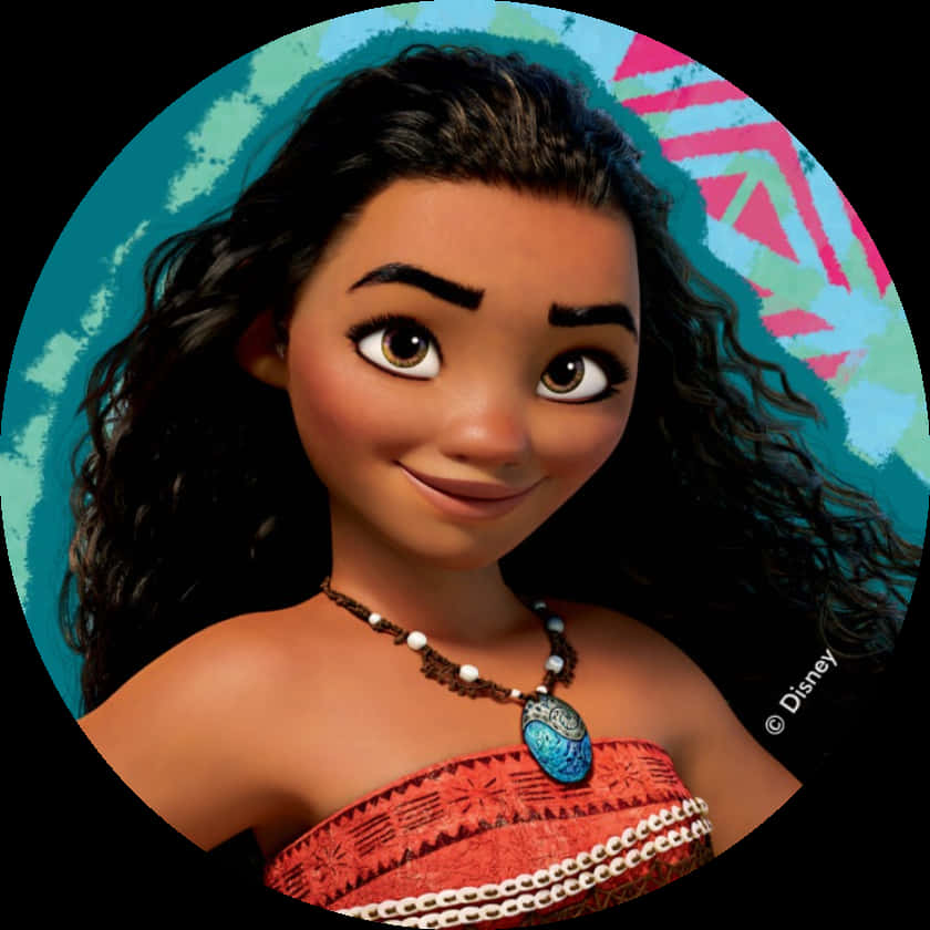 Moana Animated Character Portrait