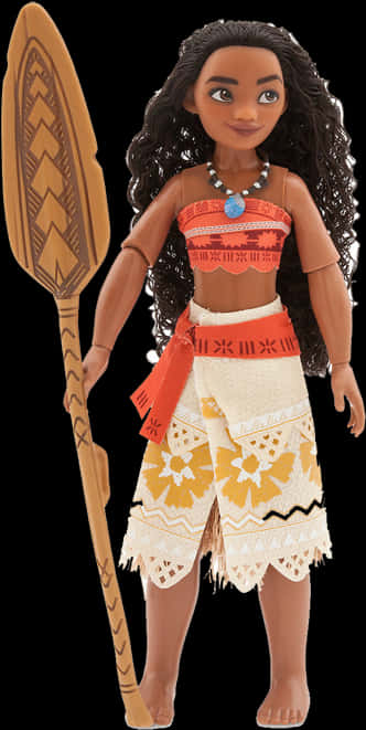 Moana Doll With Oar