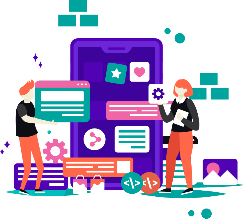 Mobile App Development Vector PNG with transparent background
