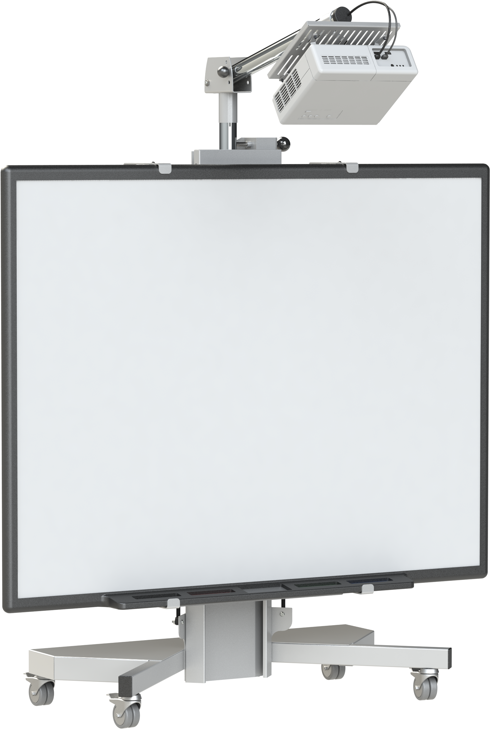 Mobile Interactive Whiteboard Setup PNG image with a transparent background, free high-resolution download