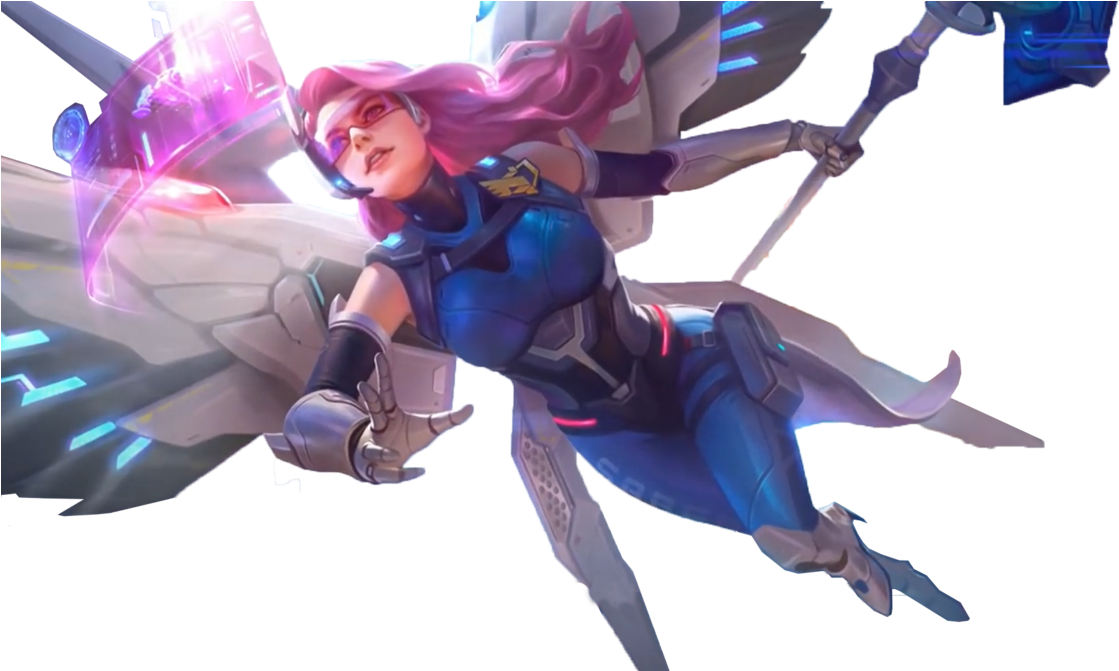 Mobile Legends Hero Flying Action