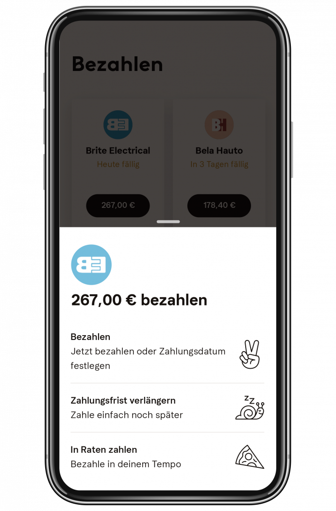 Mobile Payment App Screen Germany