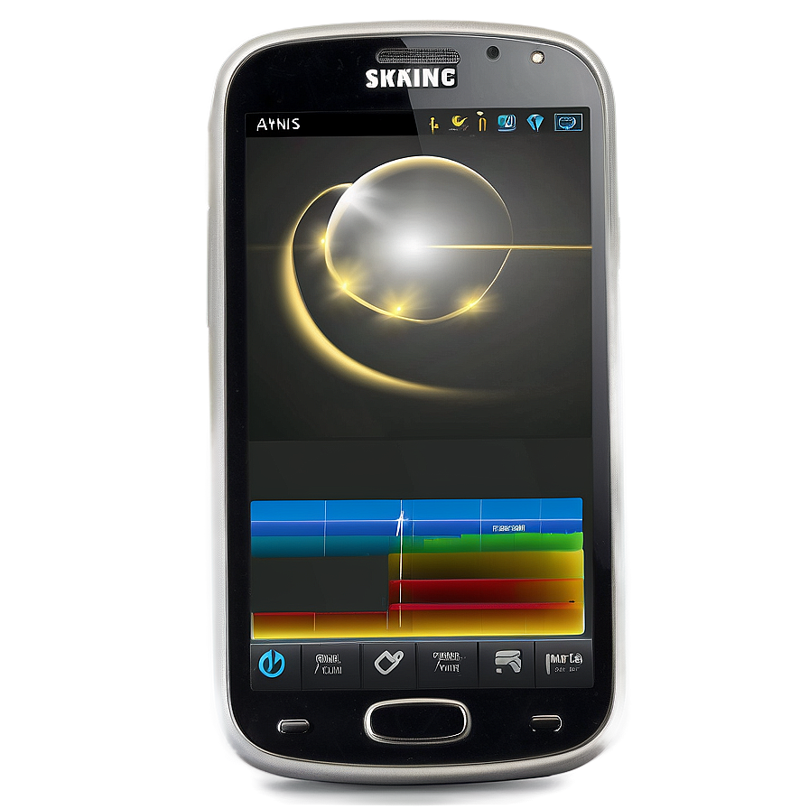 Mobile Phone With Brightness Settings Png 44