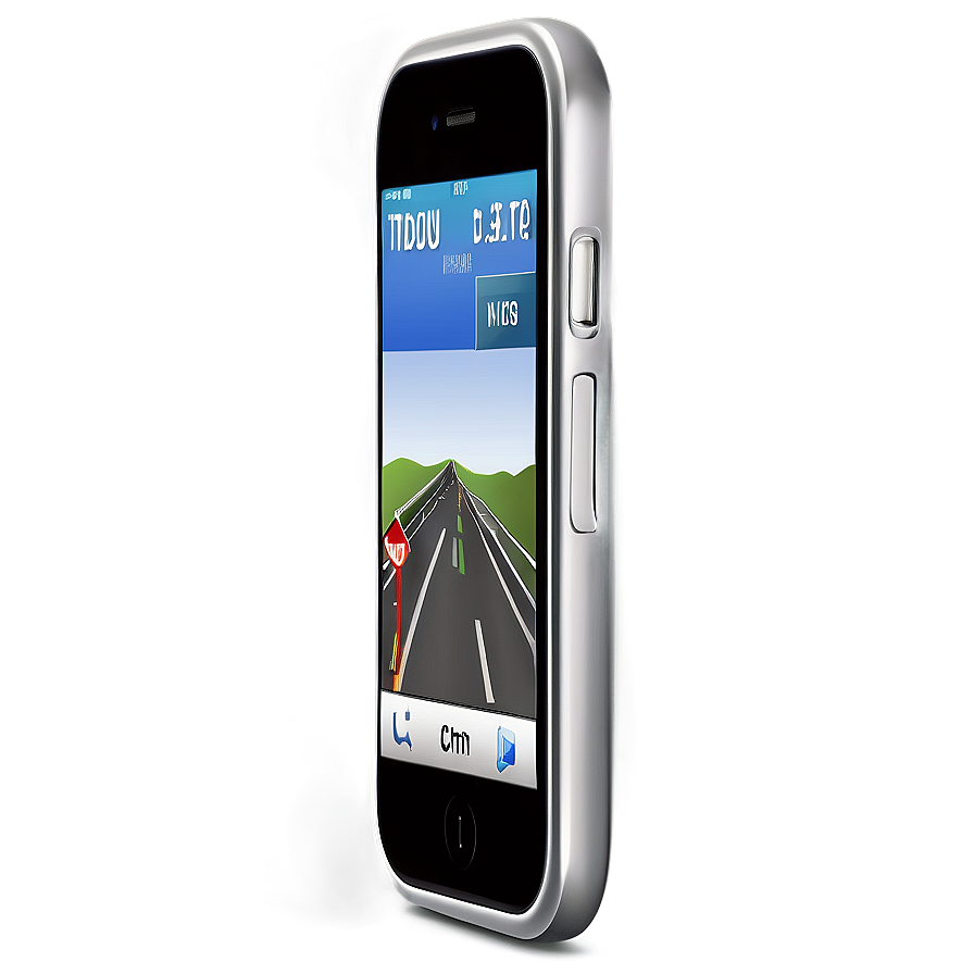 Mobile Phone With Gps Navigation Png 37