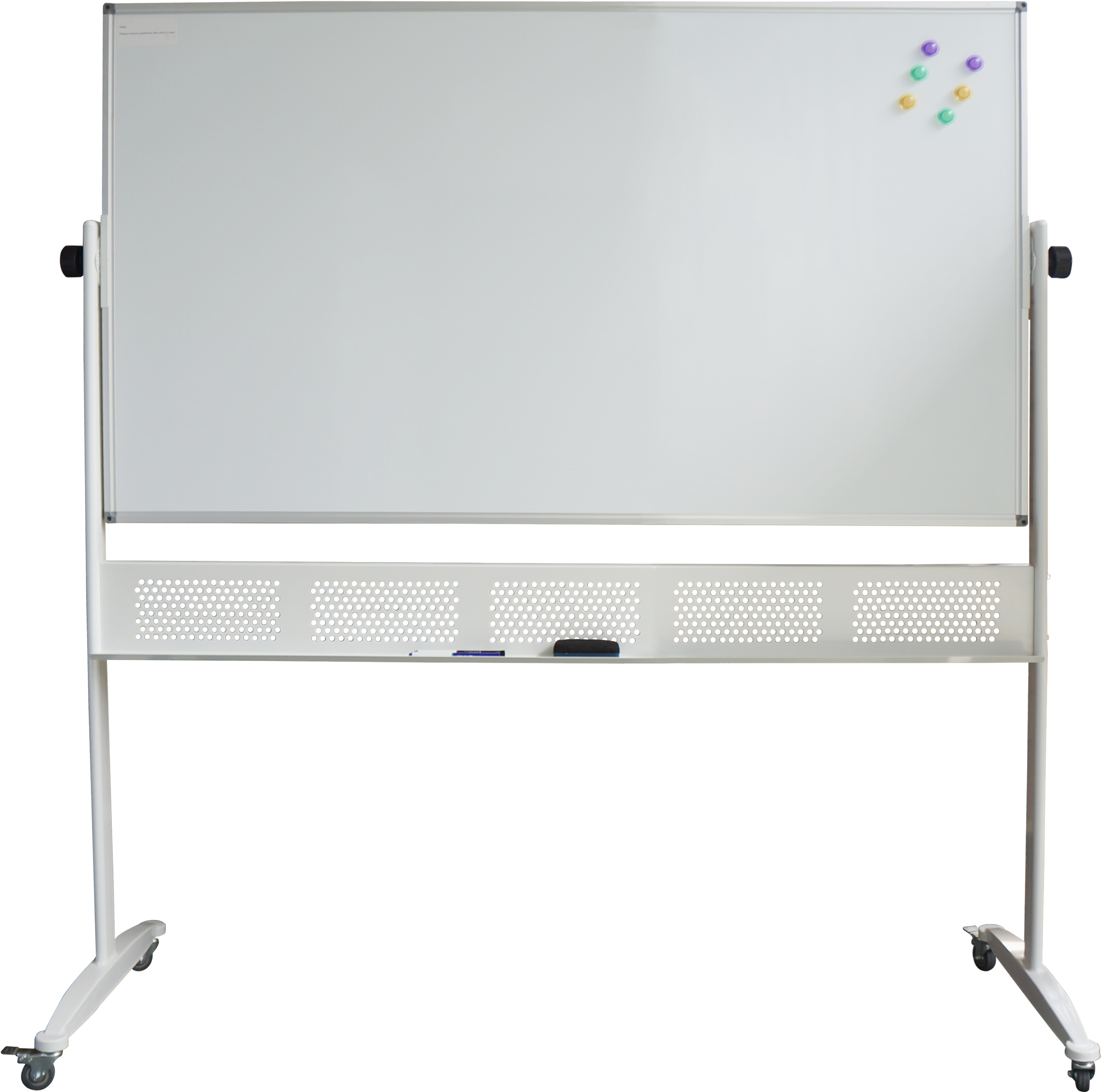 Mobile Whiteboardon Wheels PNG image with a transparent background, free high-resolution download