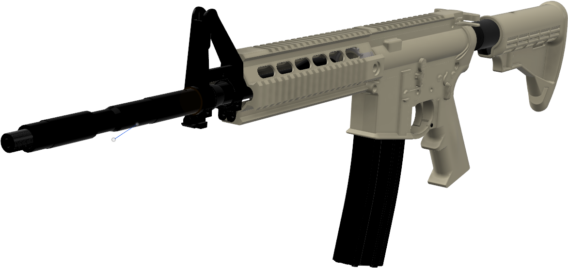 Modern_ Assault_ Rifle_ Tan_ Finish