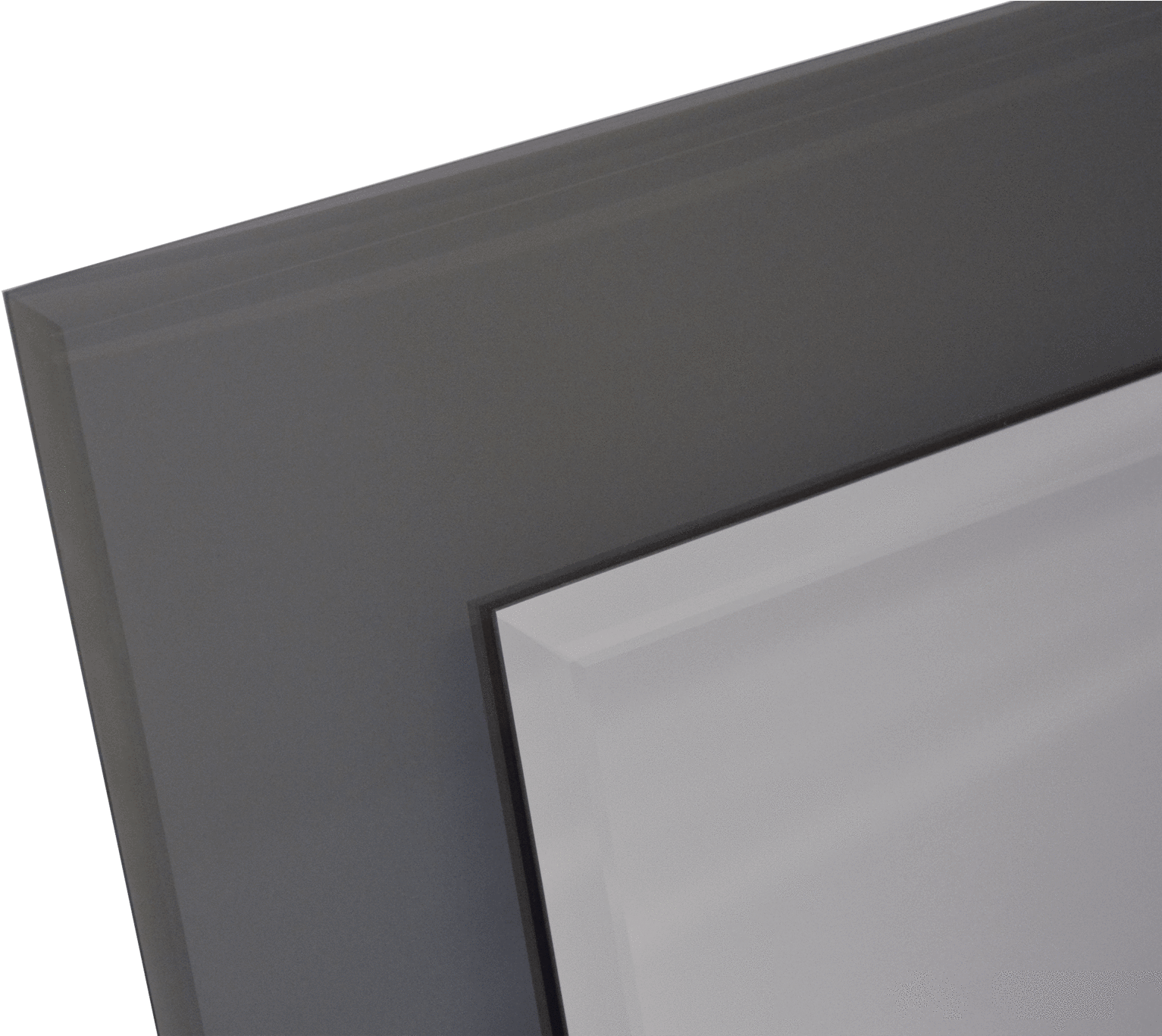 Builder Grey Float Glass Bathroom Mirror, HD Png Download PNG with transparent background
