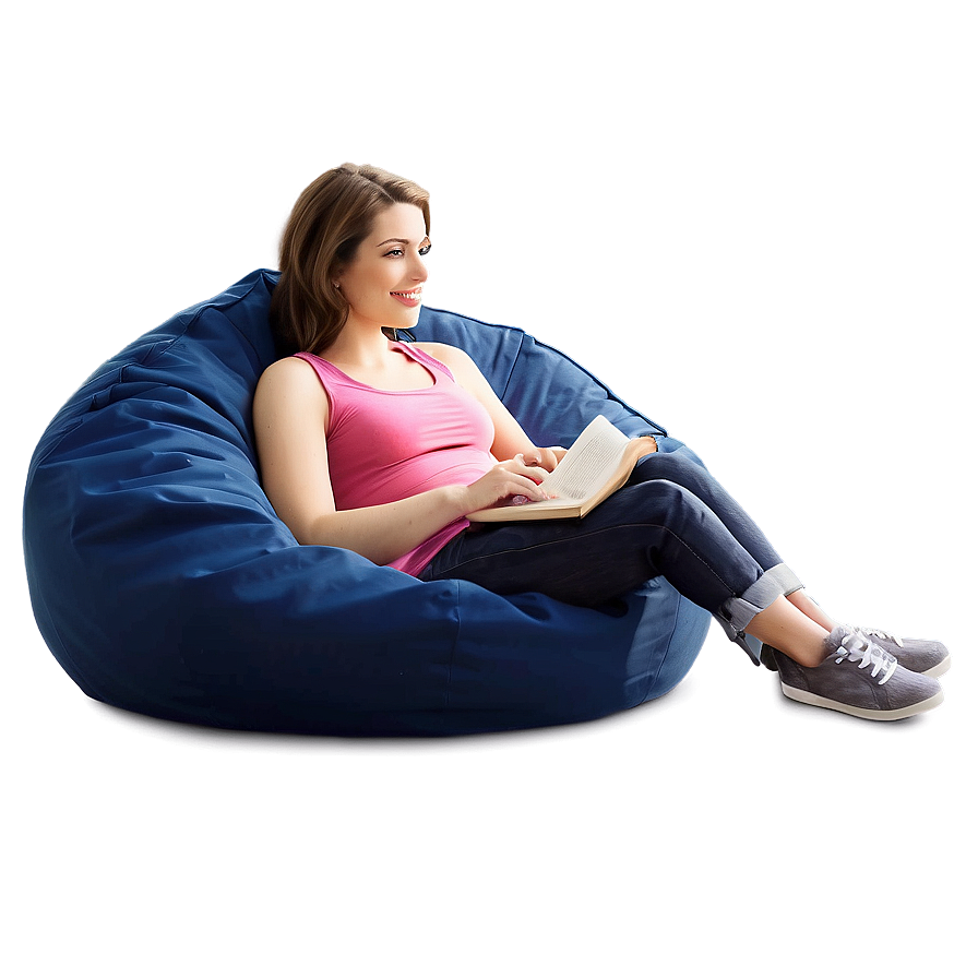 Modern Bean Bag Chair Png Bnb