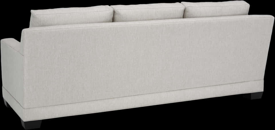 Modern Beige Sofa Design PNG with transparent background
