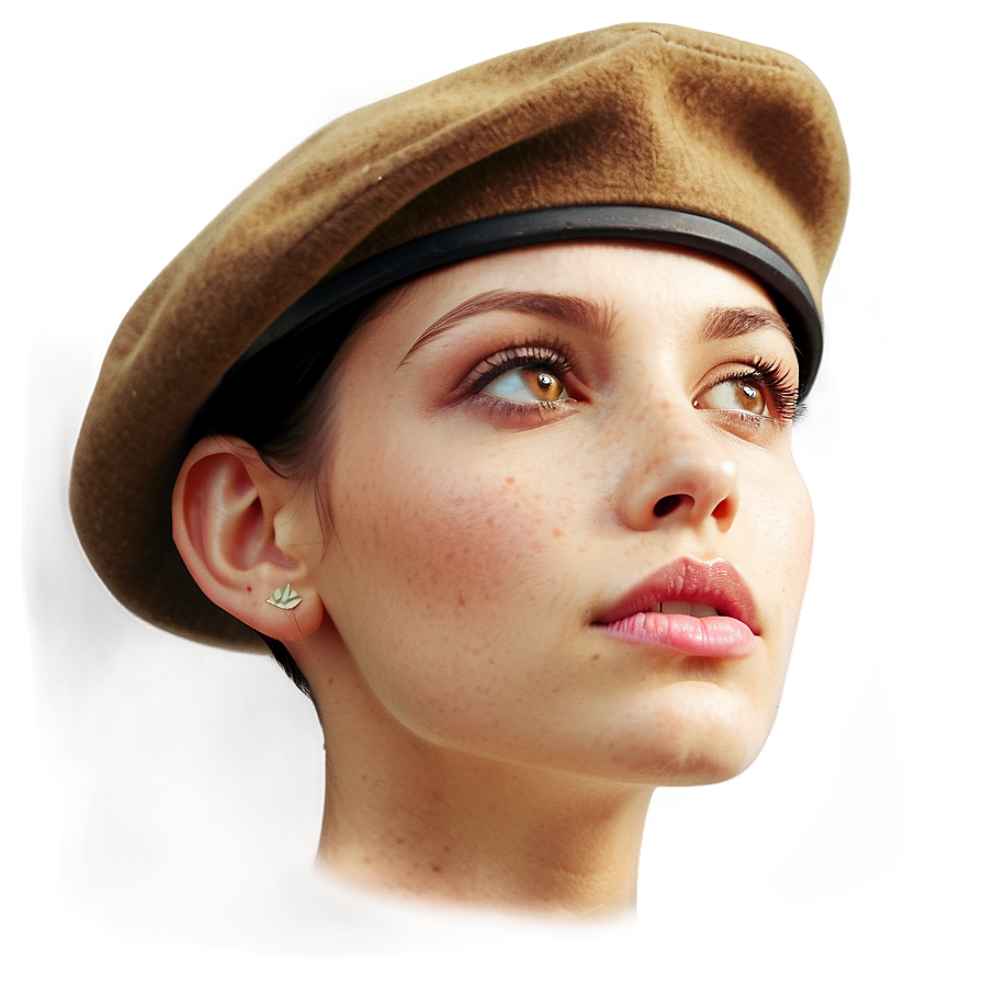 Modern Beret Illustration Png 24