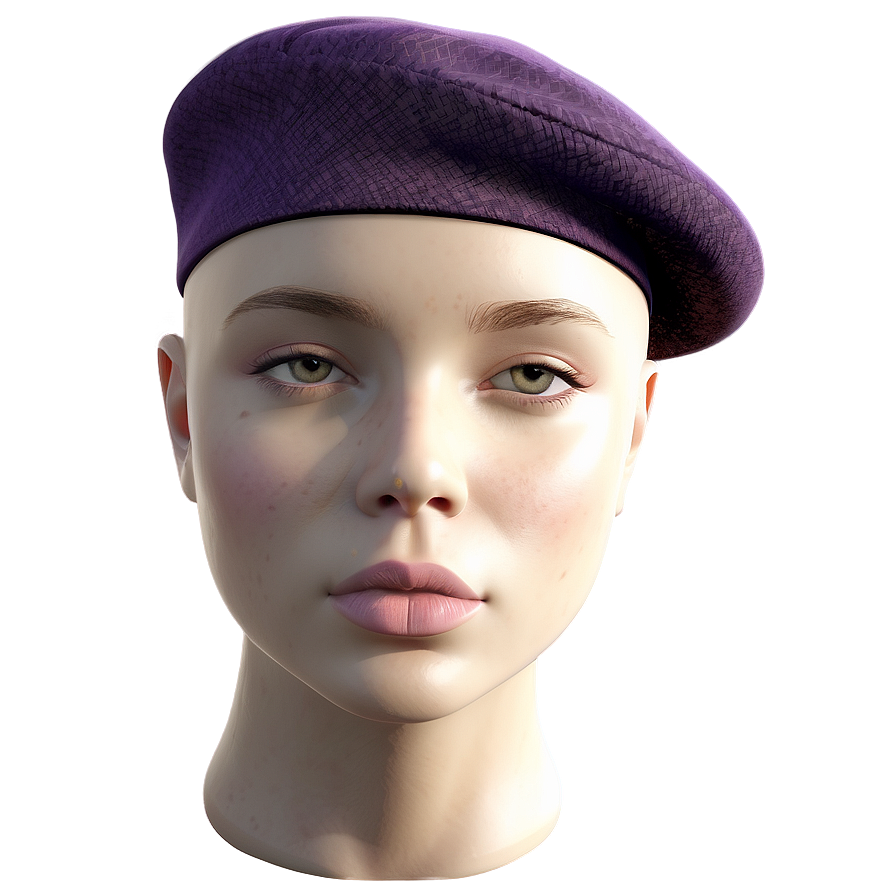 Modern Beret Illustration Png Byp