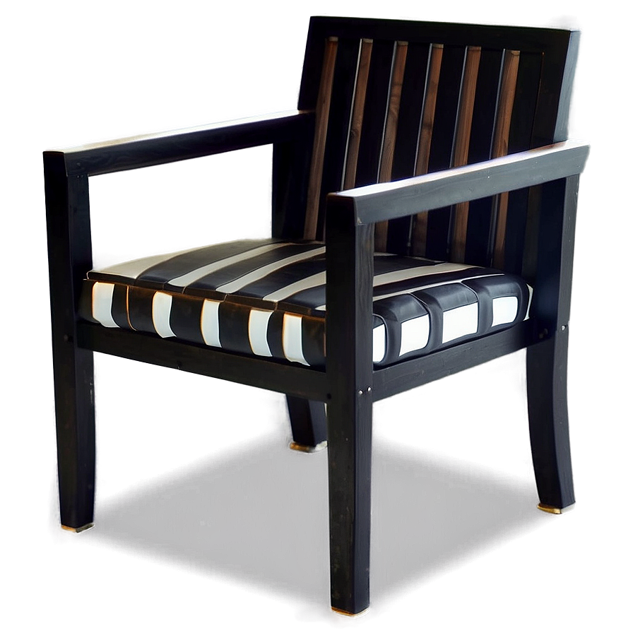 Modern Black Chair Png Pkd