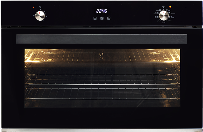 Modern Black Electric Oven