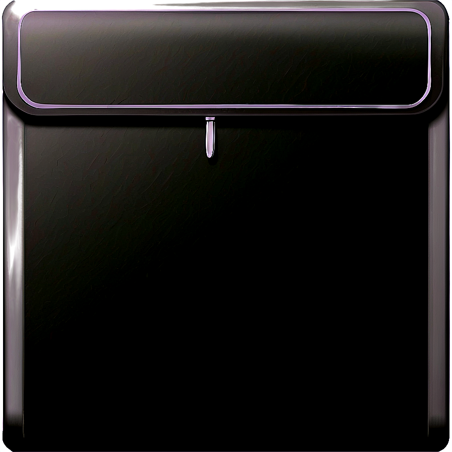 Modern Black Folder Design PNG 50 PNG image with a transparent background, free high-resolution download