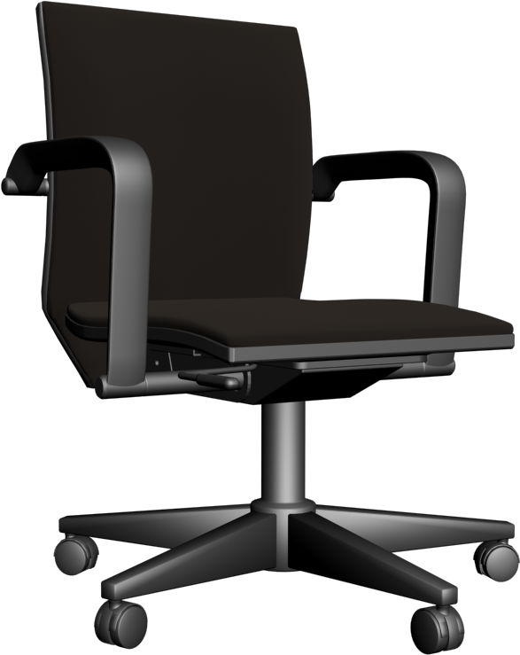 Modern Black Office Chair