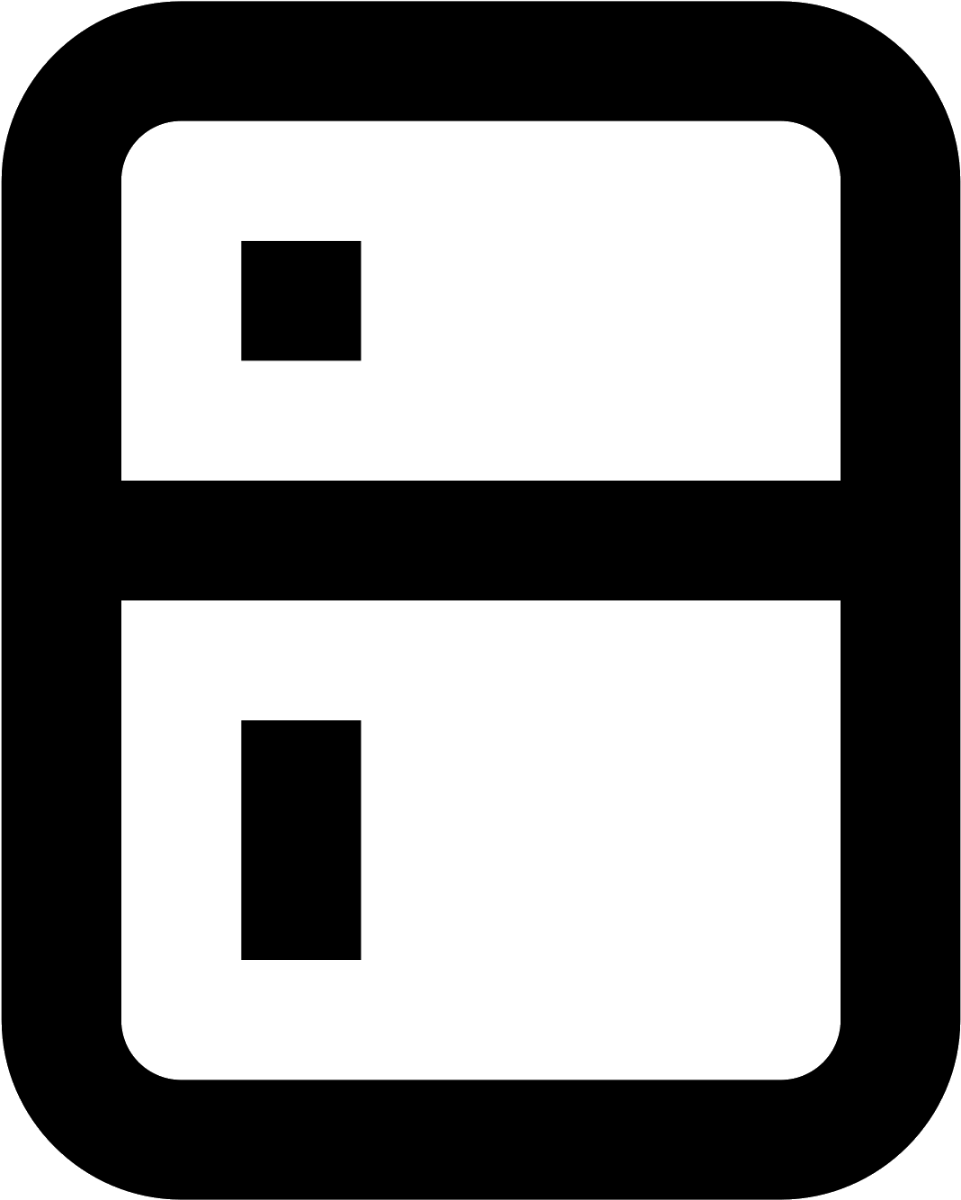 It's A Logo That Represents A Refrigerator - Fridge Icon PNG with transparent background