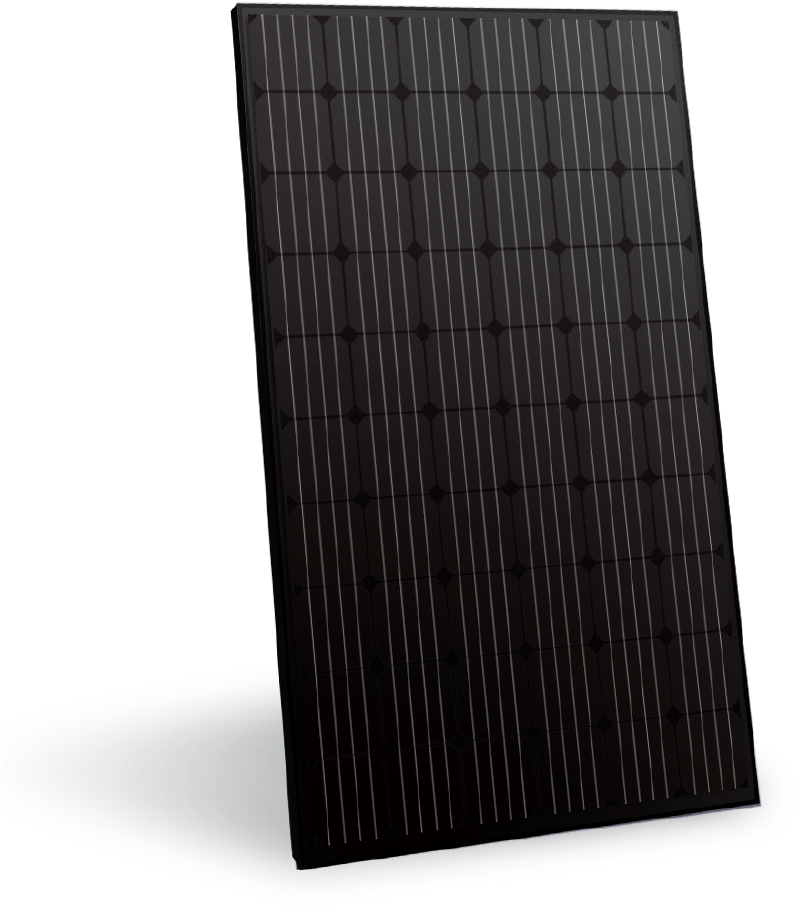 280 Watt Solar Panel Full Black - Slope, HD Png Download PNG with transparent background
