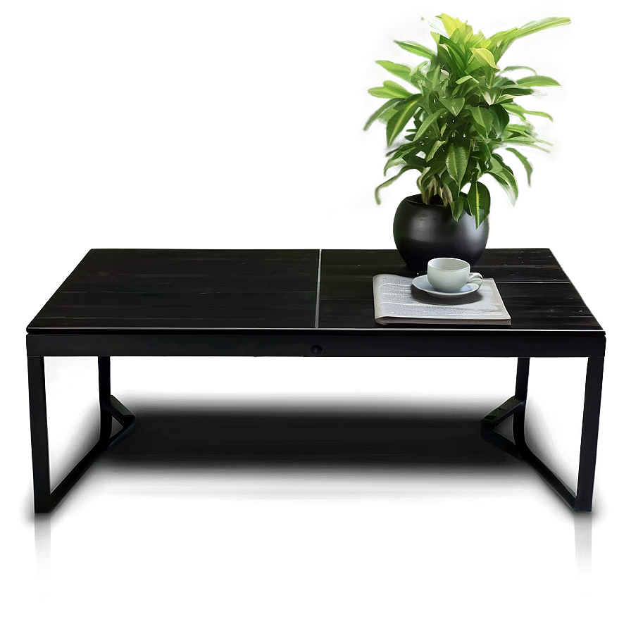 Modern Black Table Png 37