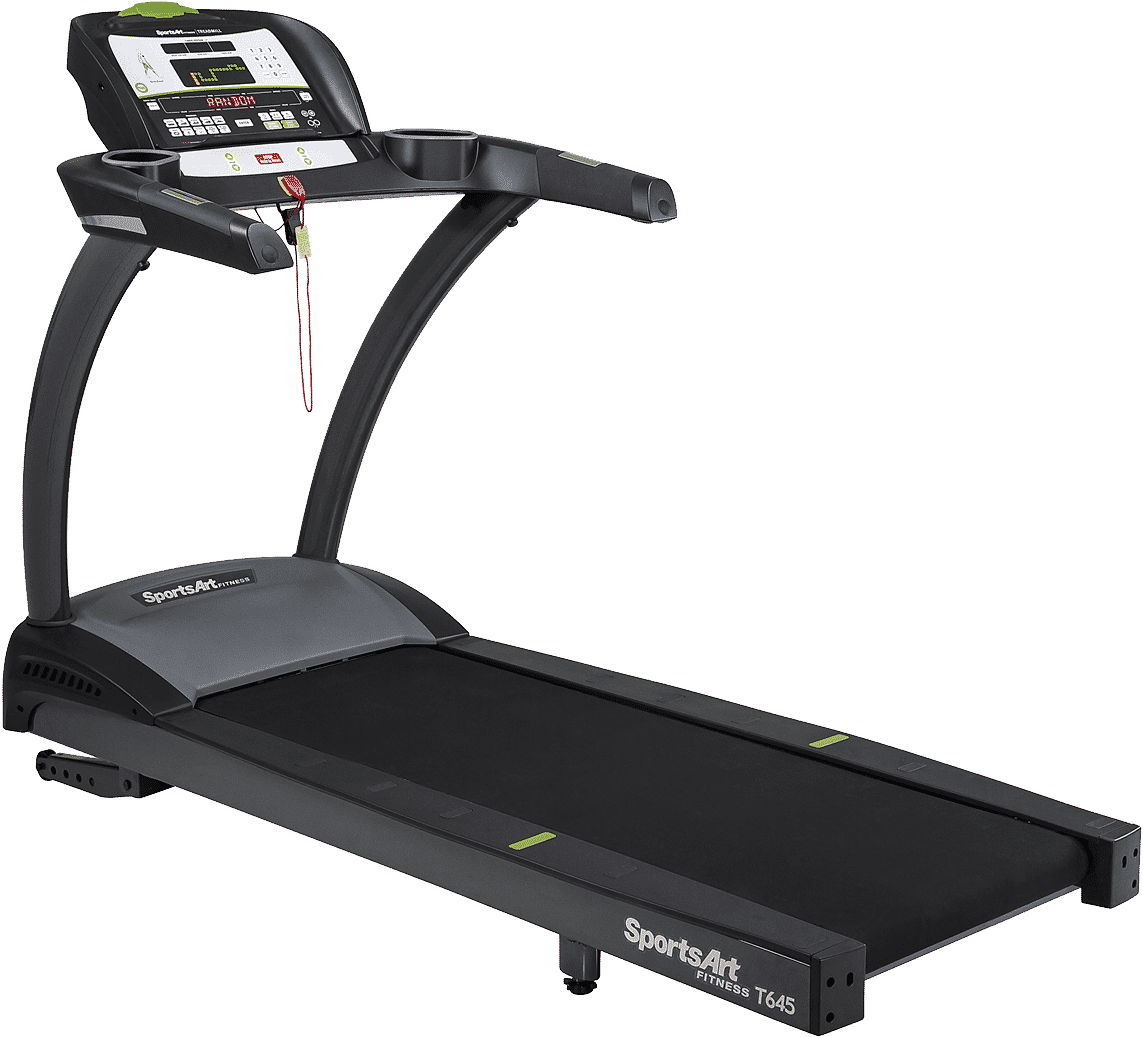 Modern Black Treadmill Sports Art T645