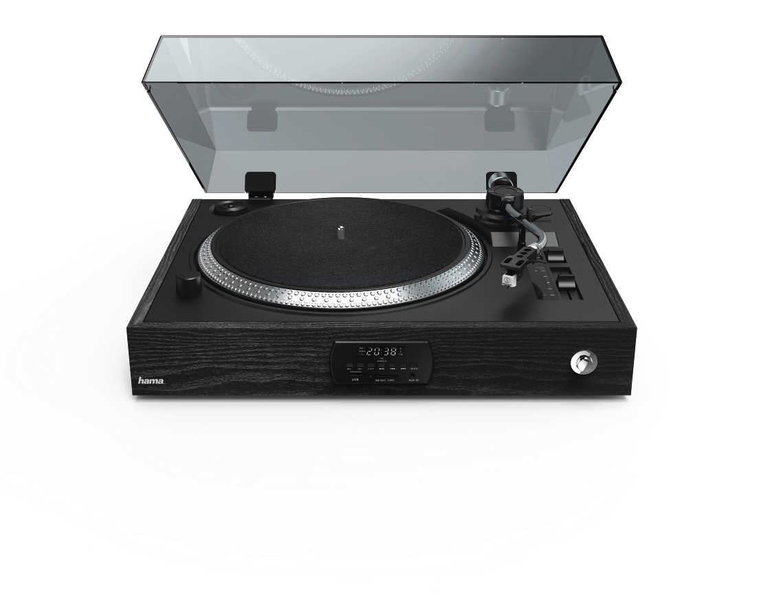 Modern Black Turntable