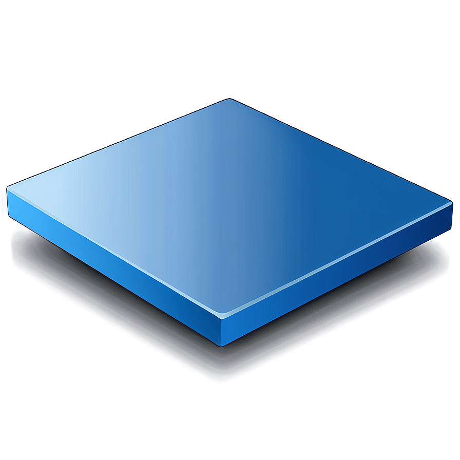 Modern Blue Square Illustration Png 73