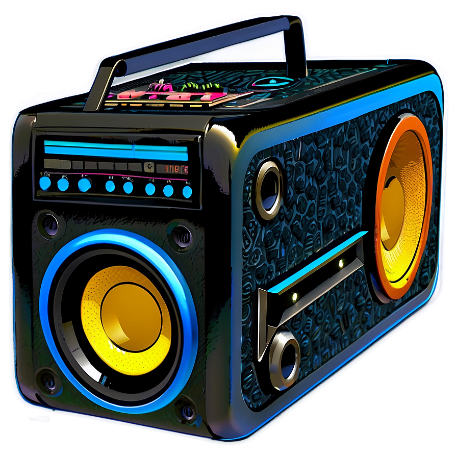 Modern Boombox Png 8