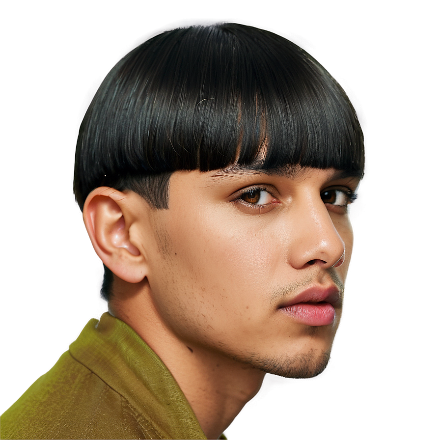 Modern Bowl Cut Look Png Bei47