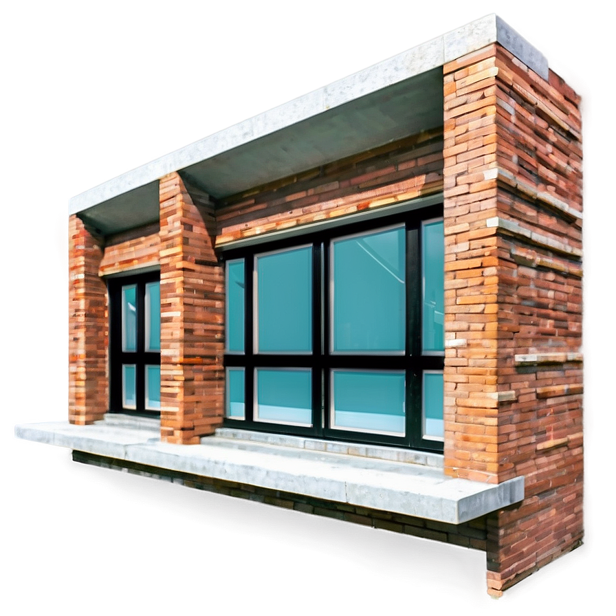 Modern Brick Facade PNG nmk58 PNG with transparent background