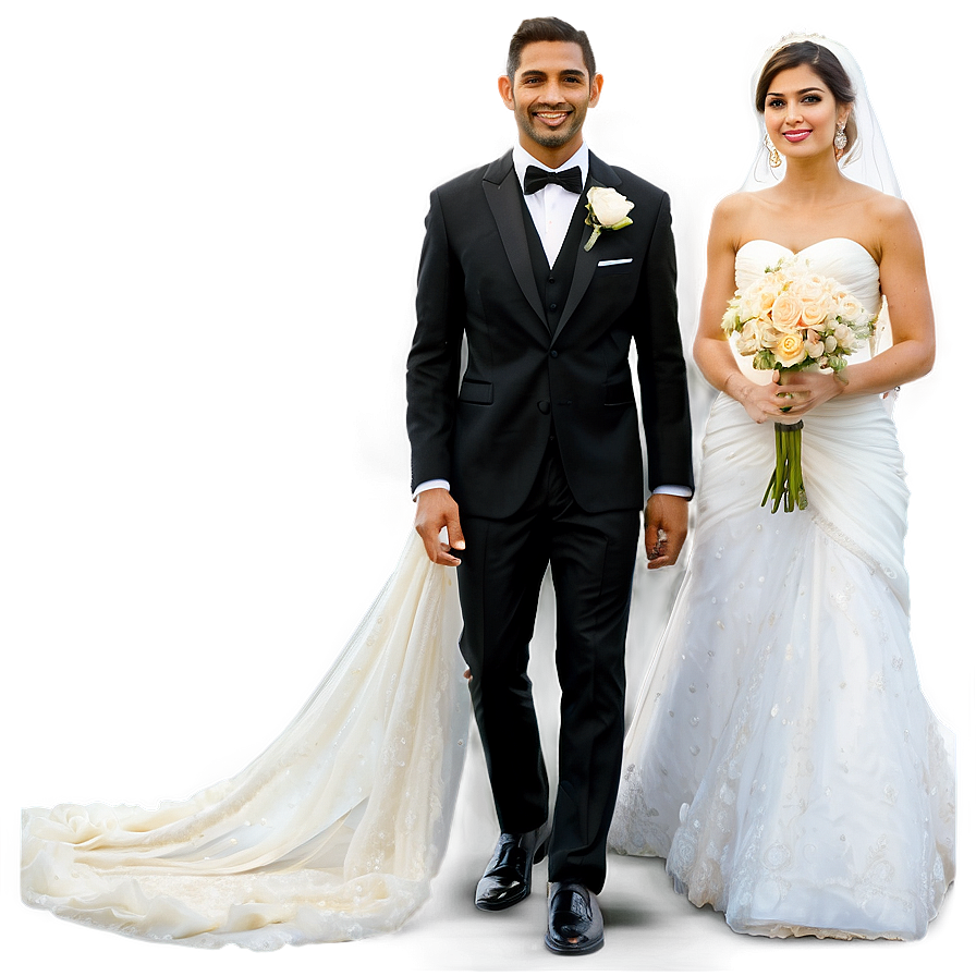 Modern Bride And Groom Png 48