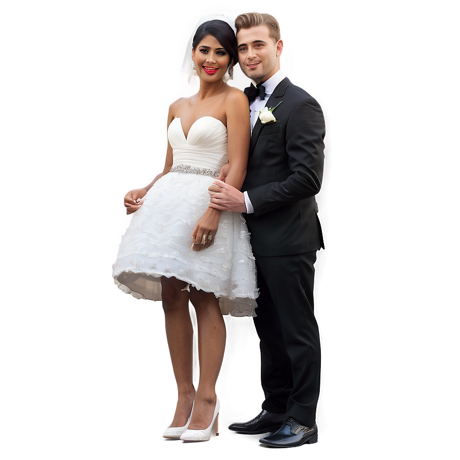 Modern Bride And Groom Png Hys