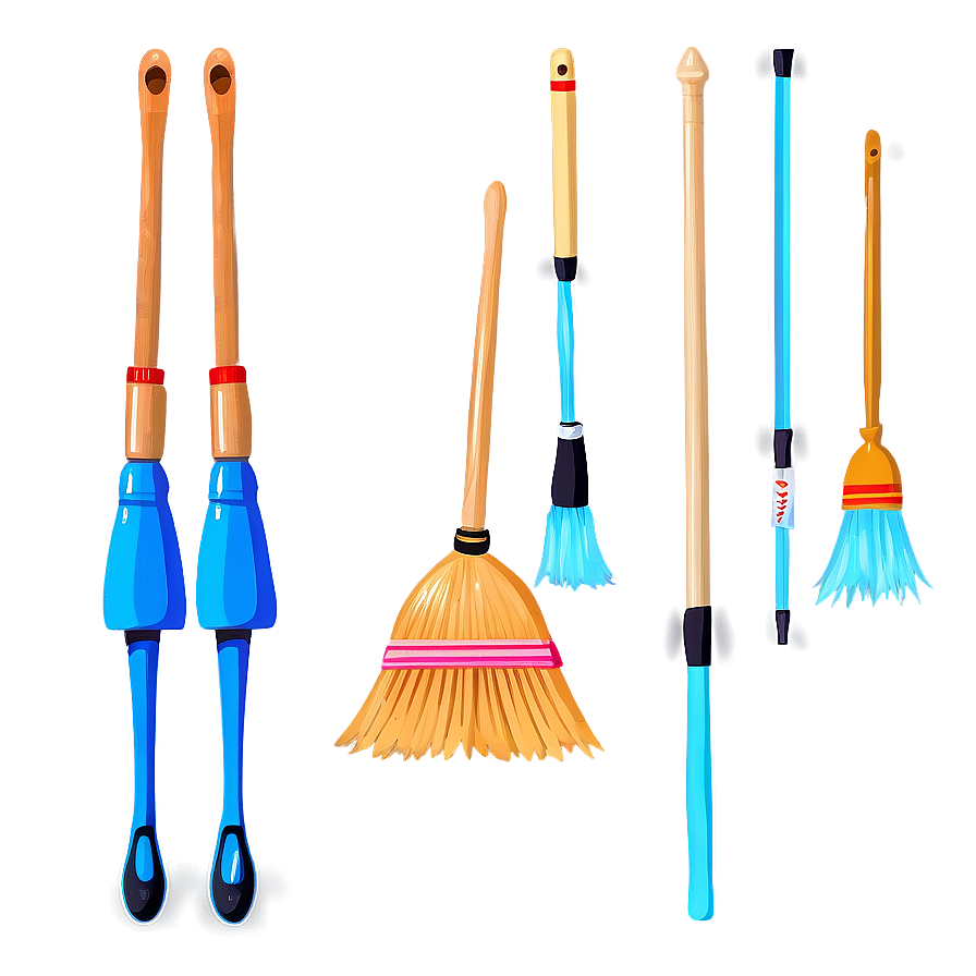 Modern Broom PNG ave PNG with transparent background