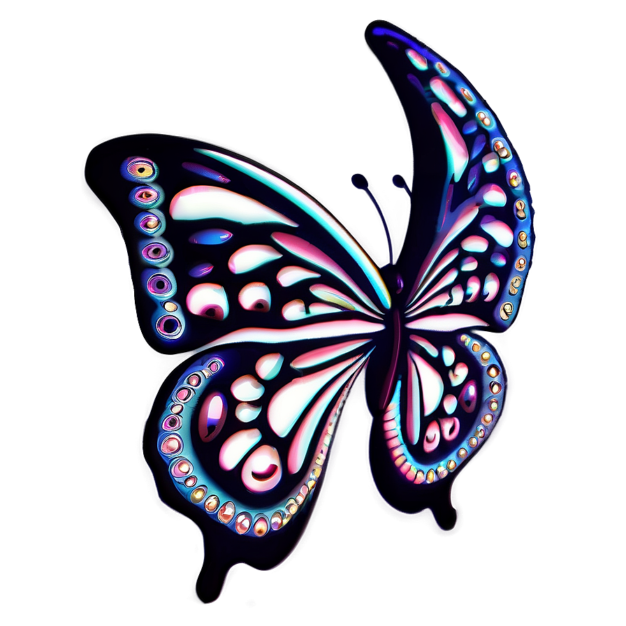 Modern Butterfly Outline Png 23