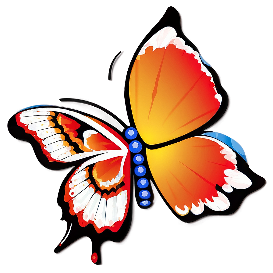 Modern Butterfly Outline Png 67