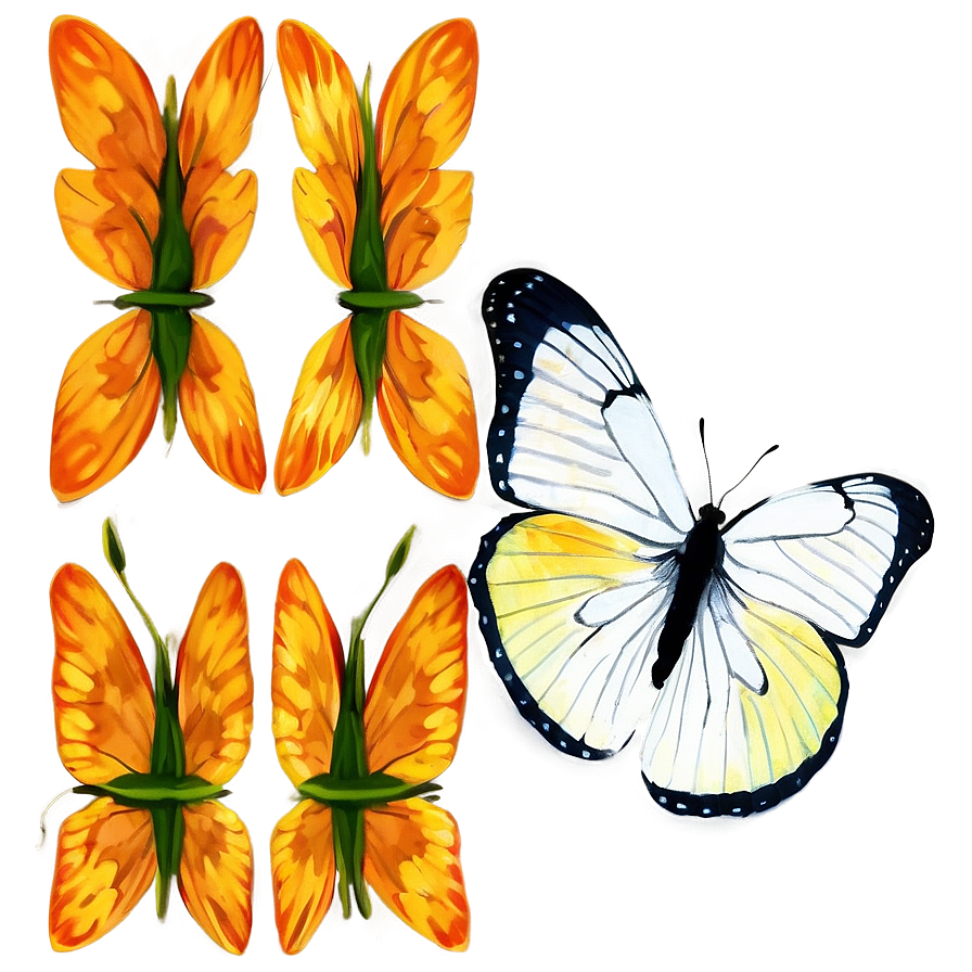 Modern Butterfly Outline Png Sts93