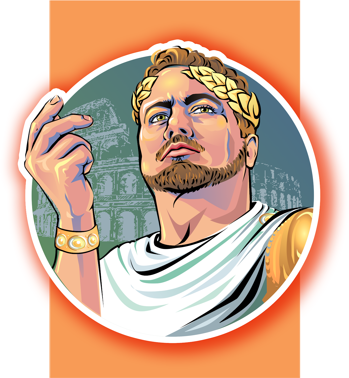 Modern Caesar Portrait