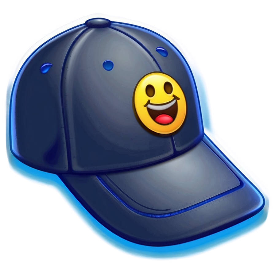 Modern Cap Emoji Png 06212024