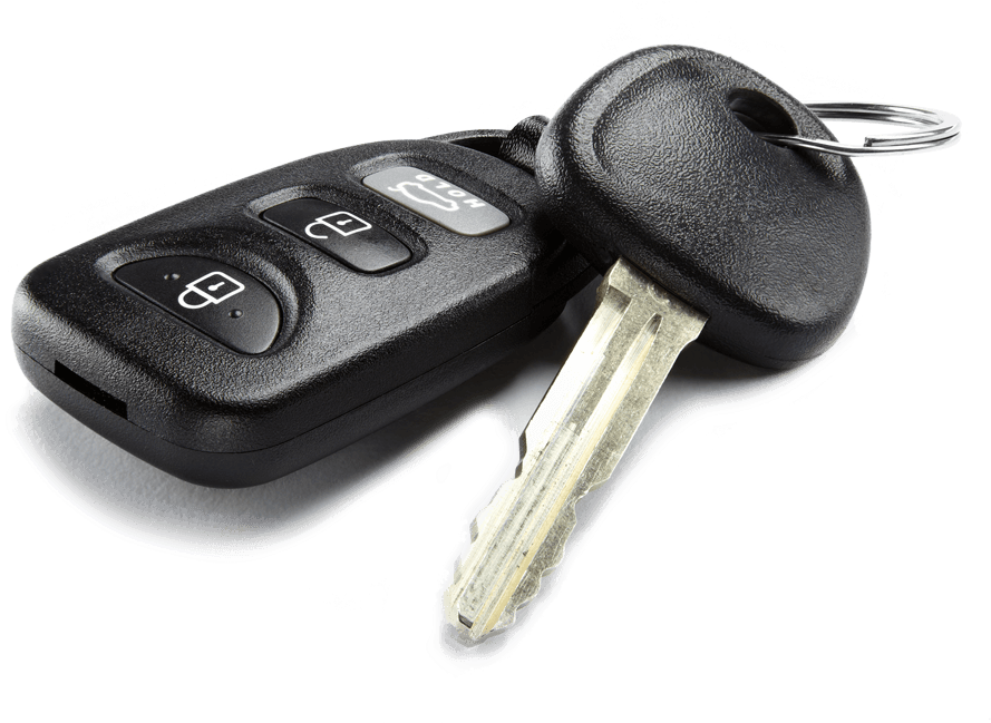 Modern Car Key Fobwith Buttons