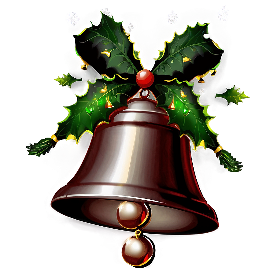 Modern Christmas Bells Png 31