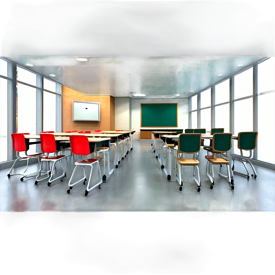 Modern Classroom PNG 05232024 PNG with transparent background
