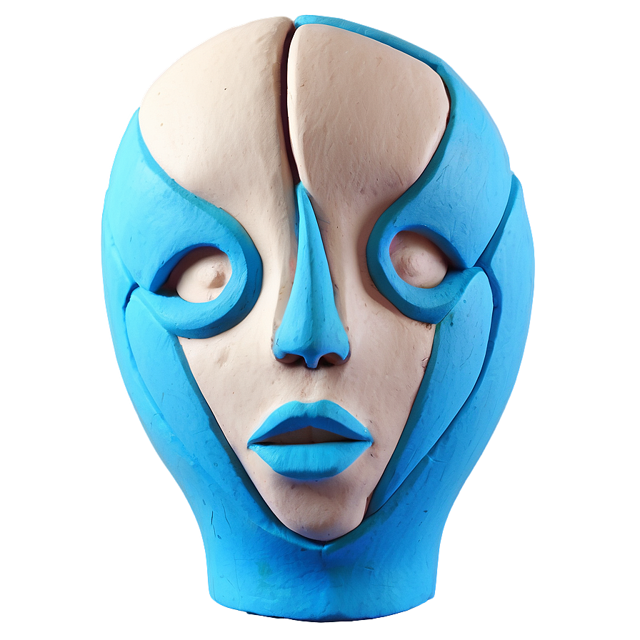 Modern Clay Sculpture Png 06212024