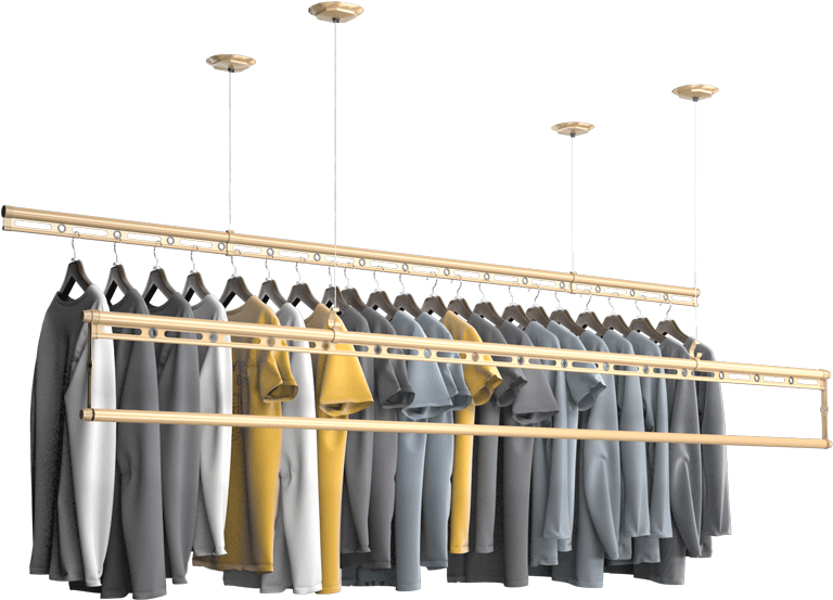 Transparent Drying Off Clipart - Hanging Clothes Rack Png, Png Download PNG with transparent background